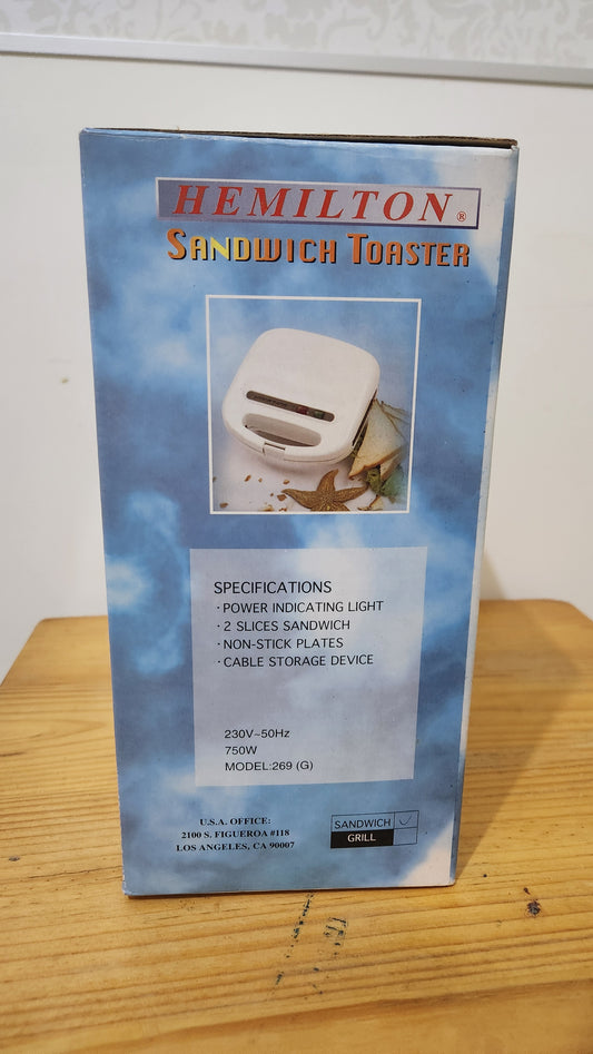 Vintage 80s 90s Hemilton Sandwich Toaster