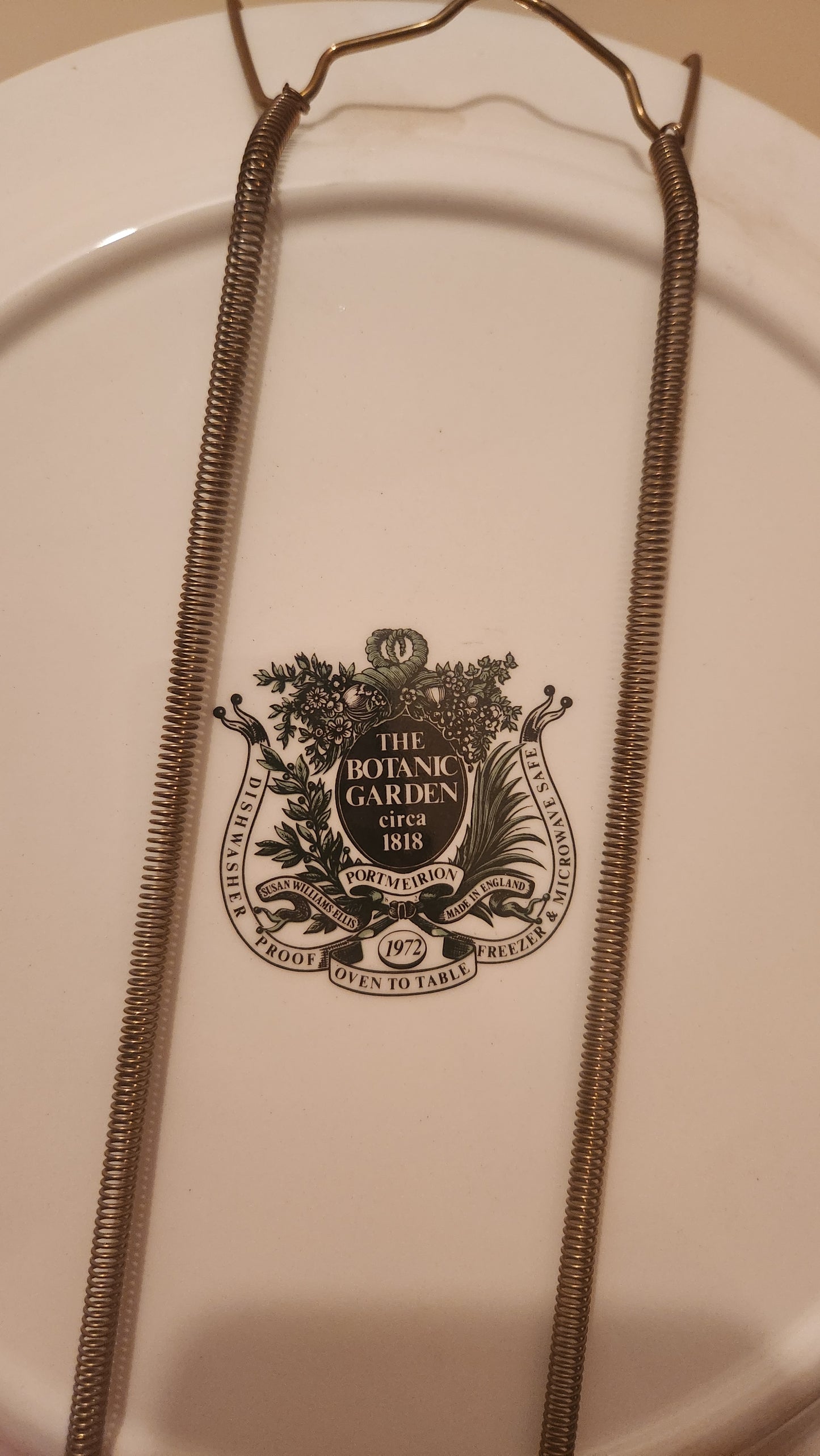 Portmeirion Botanic Garden dinner plate