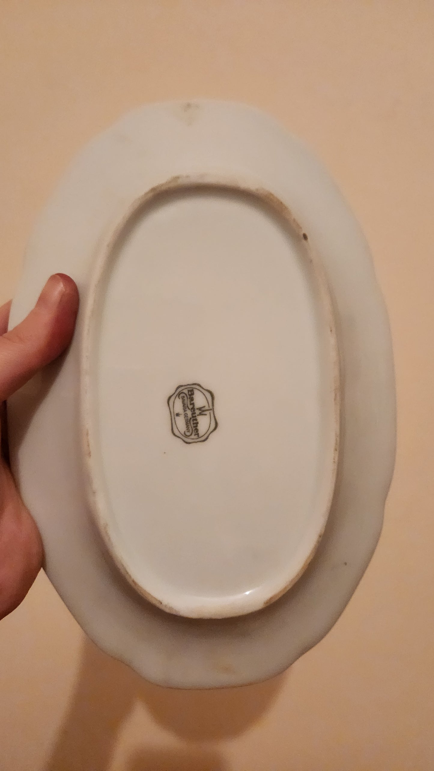 set of 2 vintage Schumann Arzberg Bavaria Violette platters