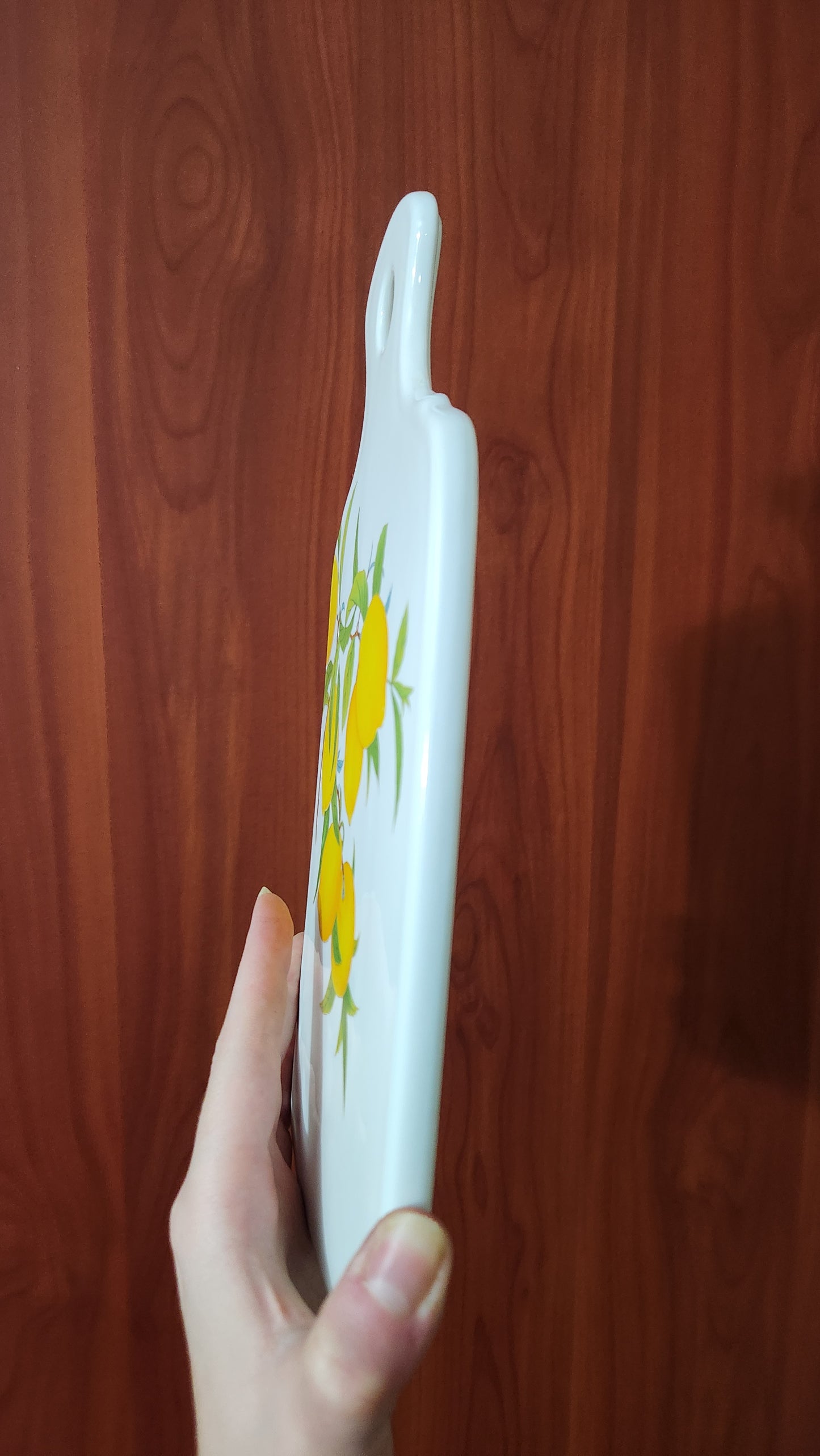 Tognana Italy Porcelain Serving Board - Lemon Motif
