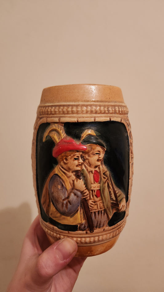 Relief Beer Stein - Tavern Scene