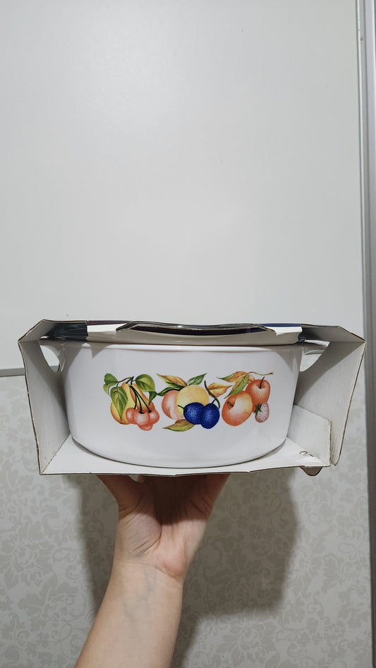 Vintage Corning Pyroflam Vitro Ceramic Casserole Dish