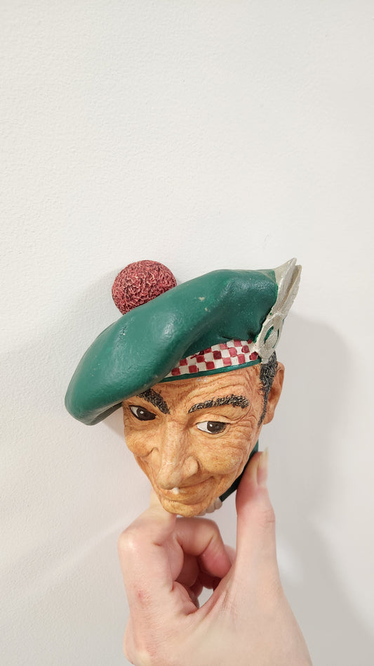 Bossons England "Jock" Scottish Highlander Wall Mask