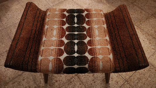 70s Mid-Century "Winged" Ottoman