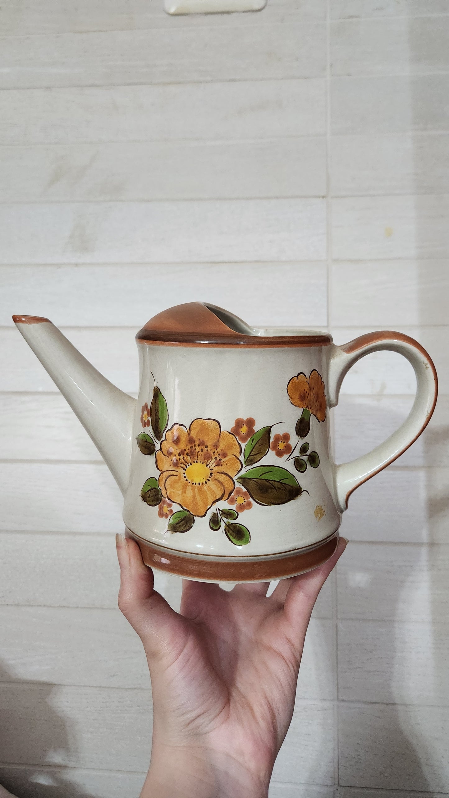 23 Pieces Schramberg SMF Germany "Anemone" Hand-Painted Majolica Set