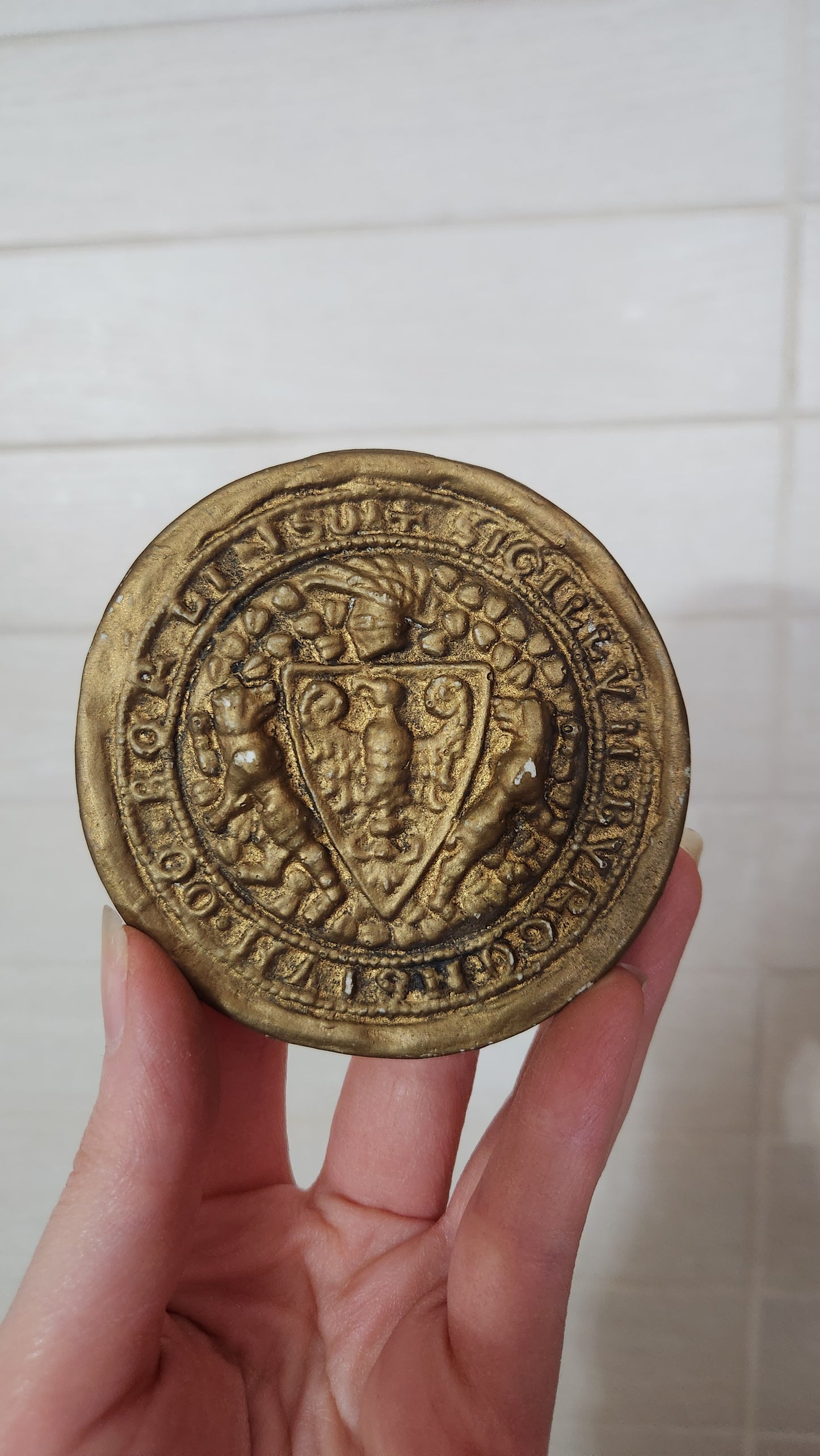 Vintage Berlin City Seal Replica (Circa 1300) - Jugendwerkheim Berlin-Wilmersdorf