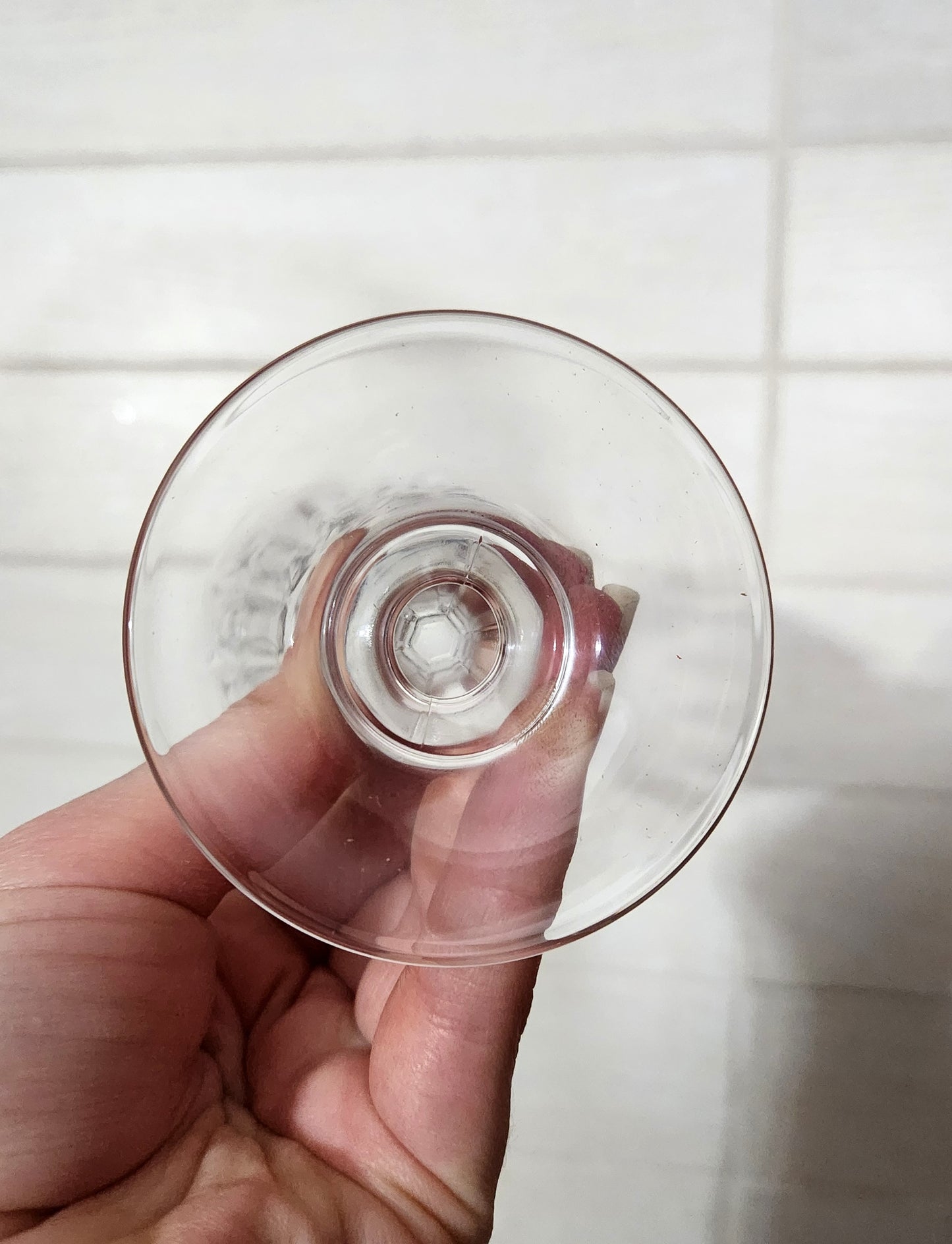 6 Cristal d'Arques "Pompadour" 24% Lead Crystal Wine Glasses