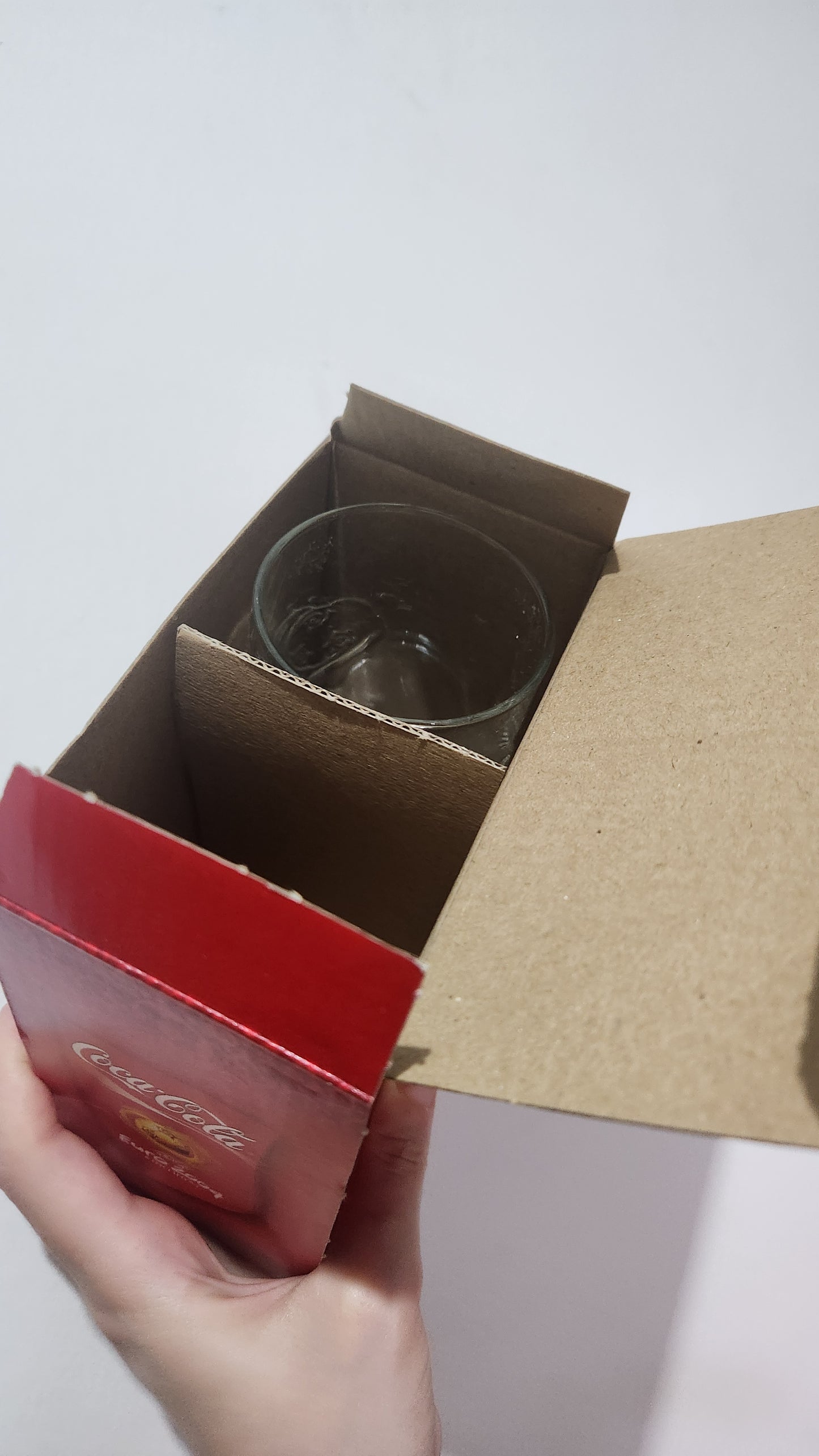 Euro 2004 UEFA Portugal Coca Cola Glass mug with original box