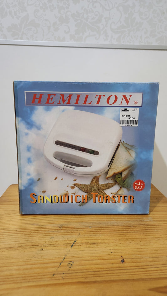 Vintage 80s 90s Hemilton Sandwich Toaster