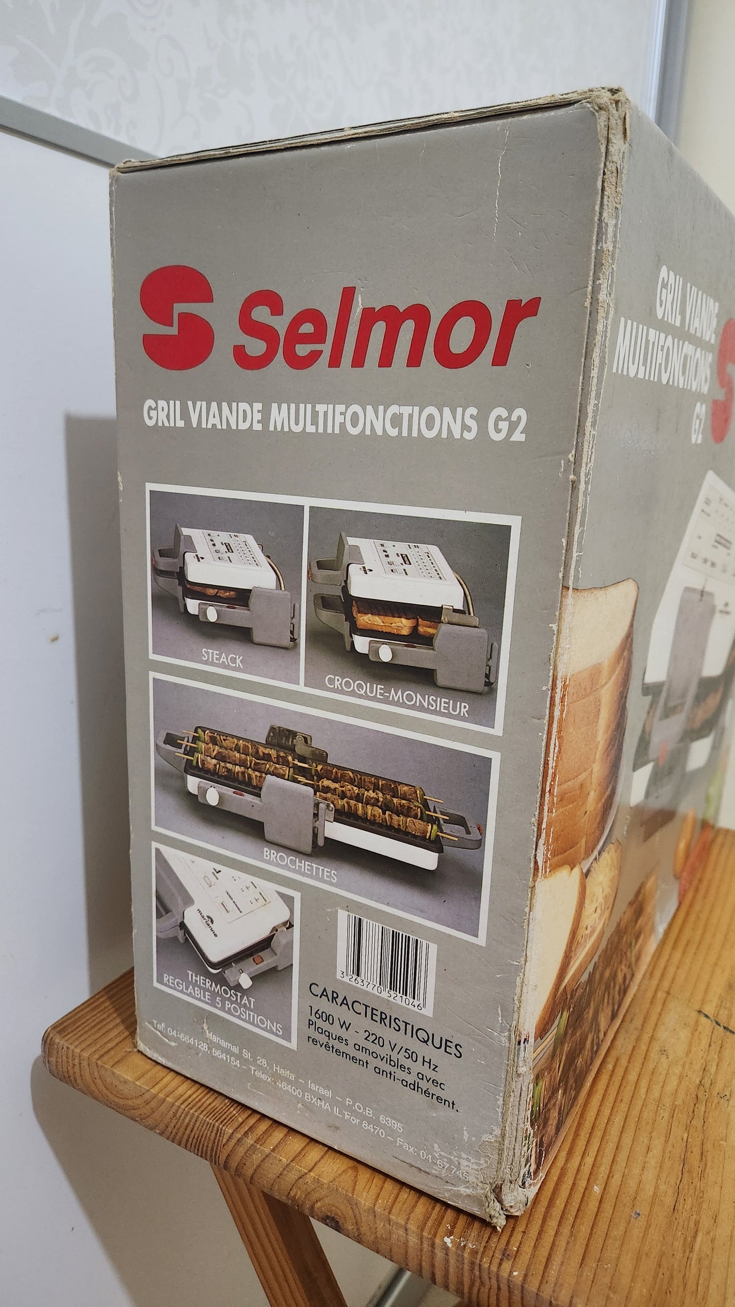 Vintage 80s 90s Selmor Grill Viande Multifonctions G2