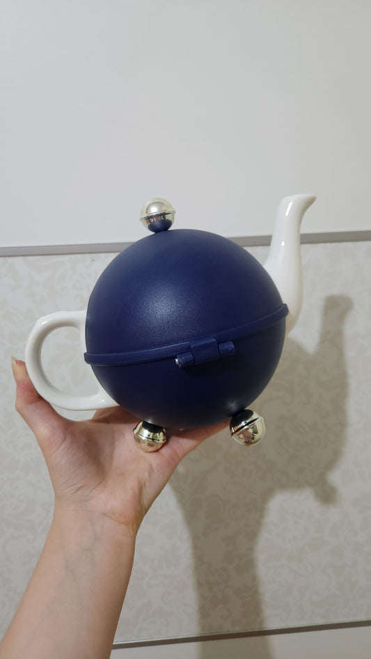 Vintage blue Wissotzky "COZY" Teapot