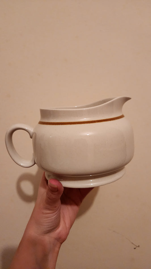vintage gravy boat with a stand, "The Highland Florals Collection"