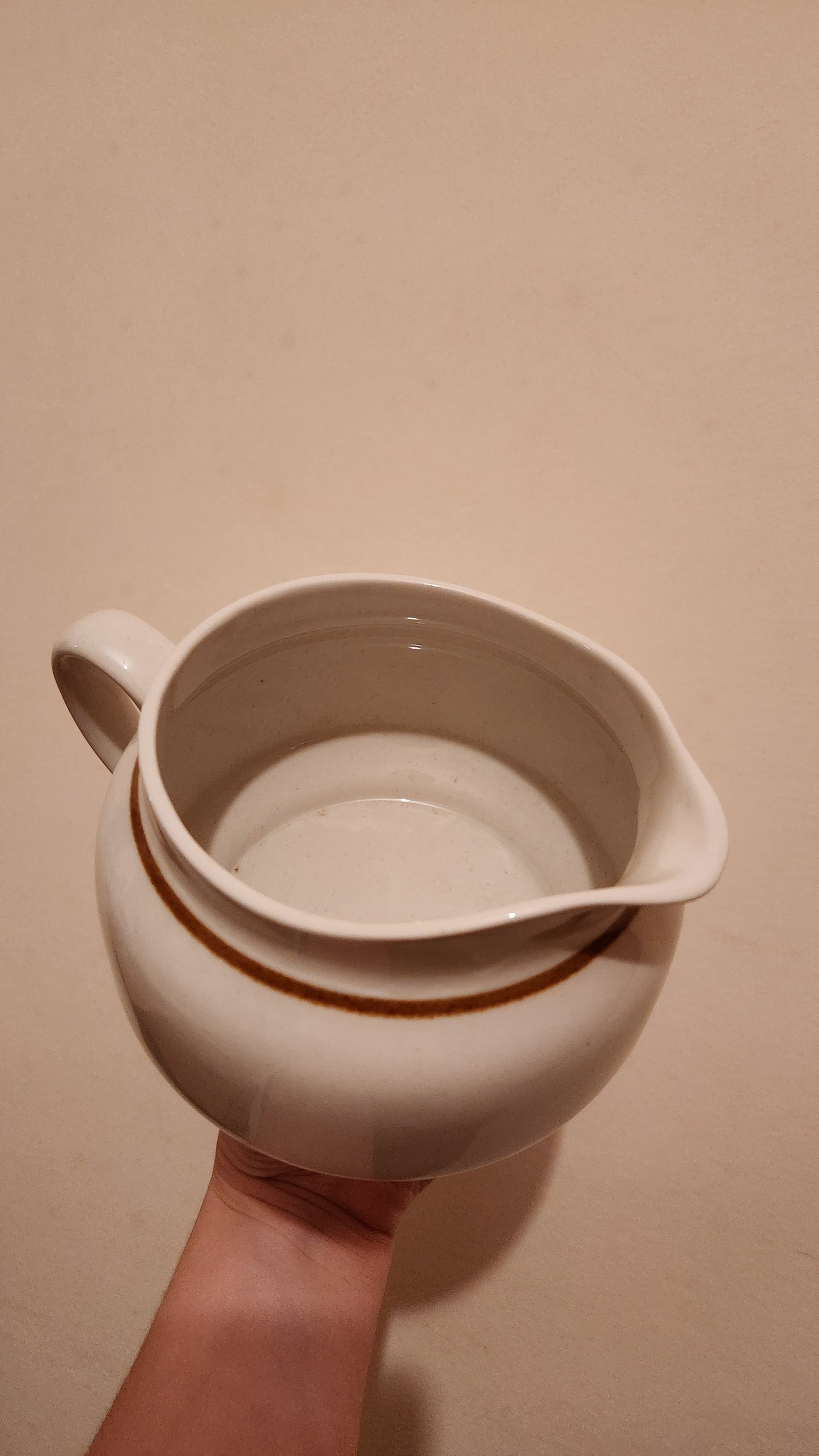 vintage gravy boat with a stand, "The Highland Florals Collection"