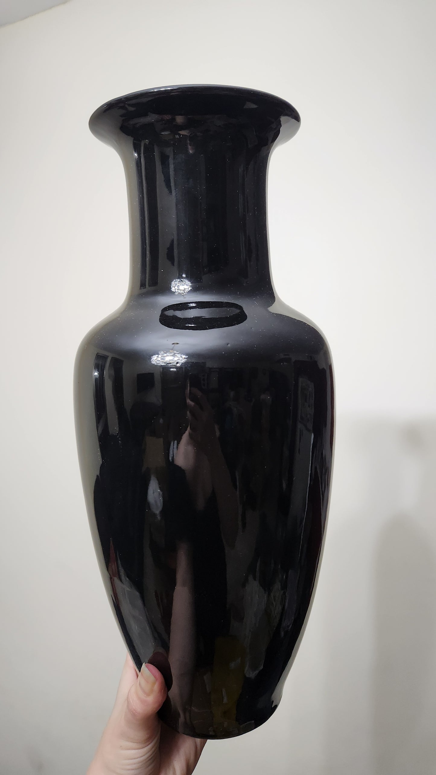 vintage 12'' Italian porcelain vase