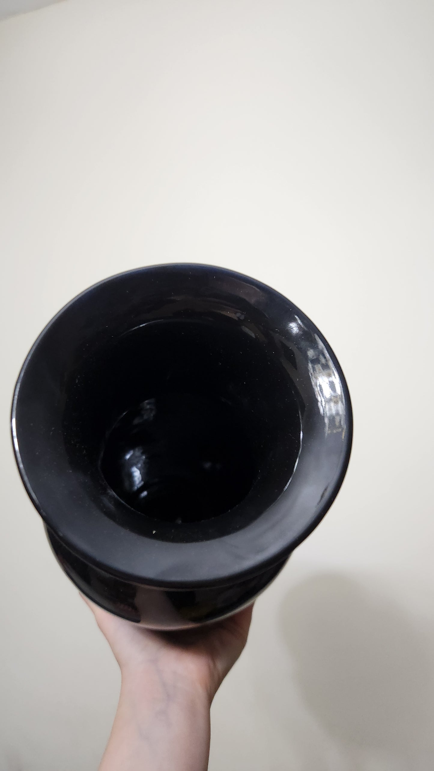 vintage 12'' Italian porcelain vase