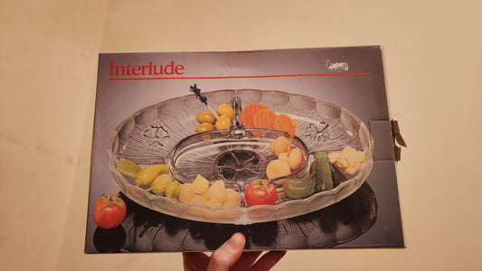 Interlude oval serving platter
