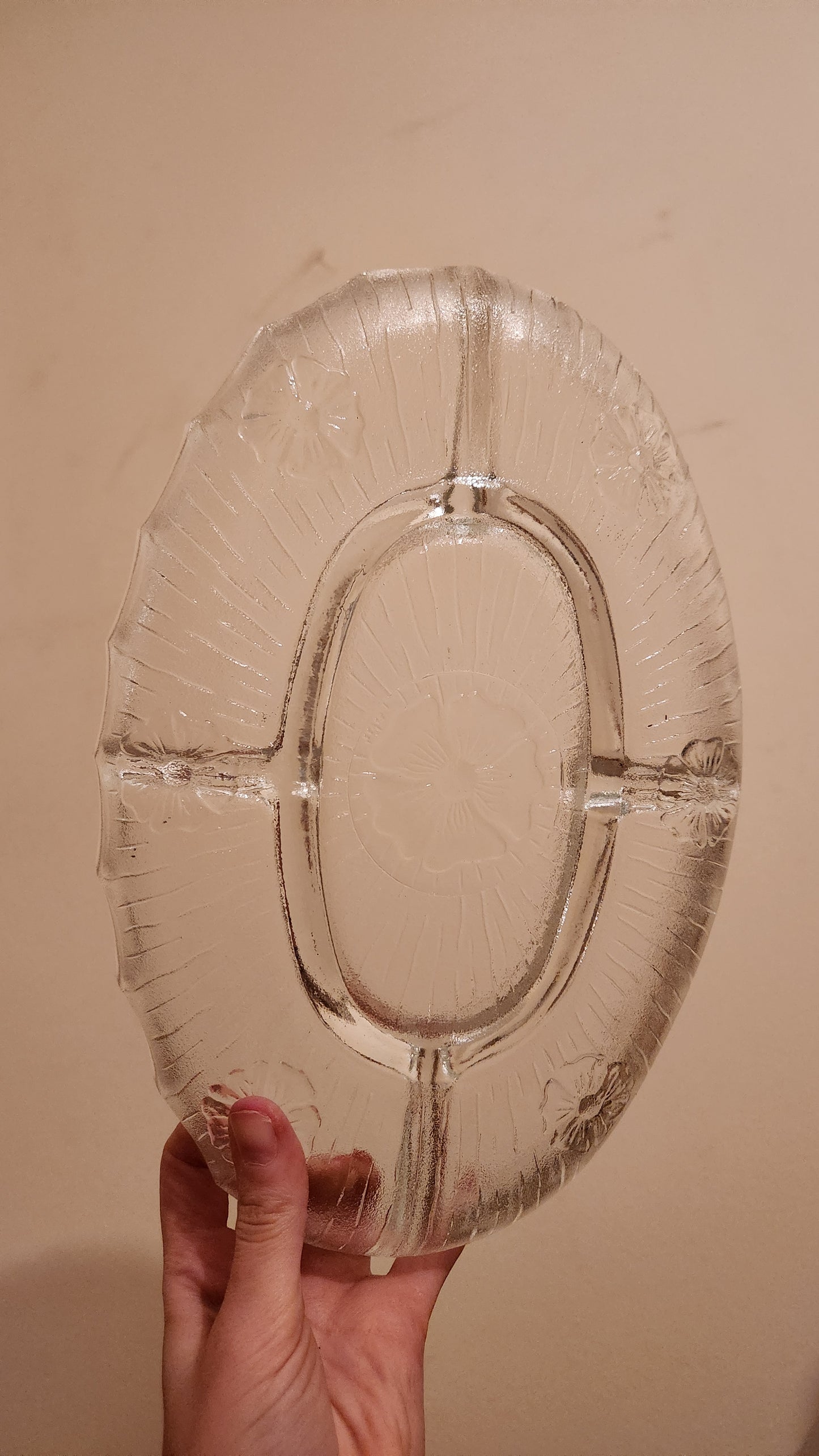 Interlude oval serving platter