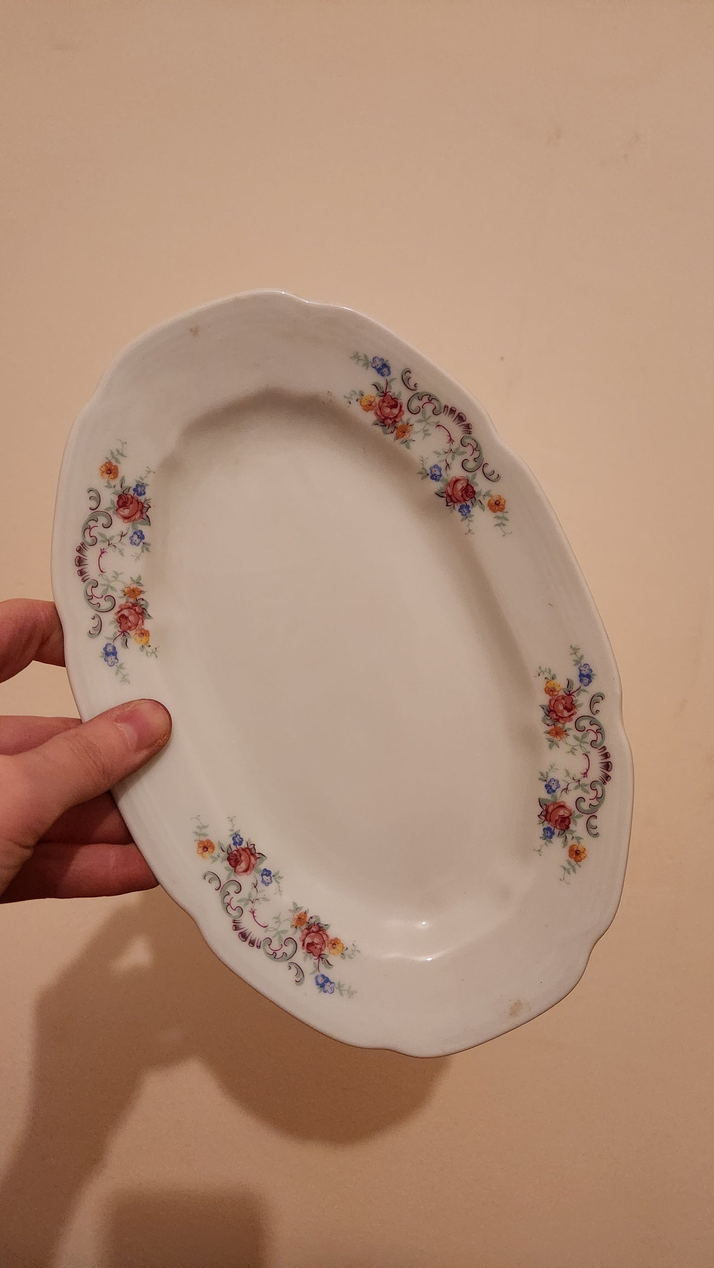 set of 2 vintage Schumann Arzberg Bavaria Violette platters