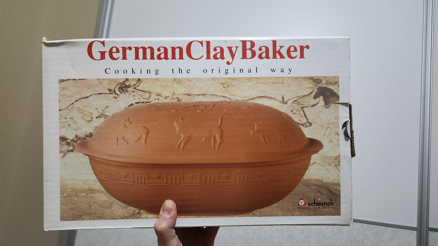 Scheurich German Clay Baker - Glazed Interior