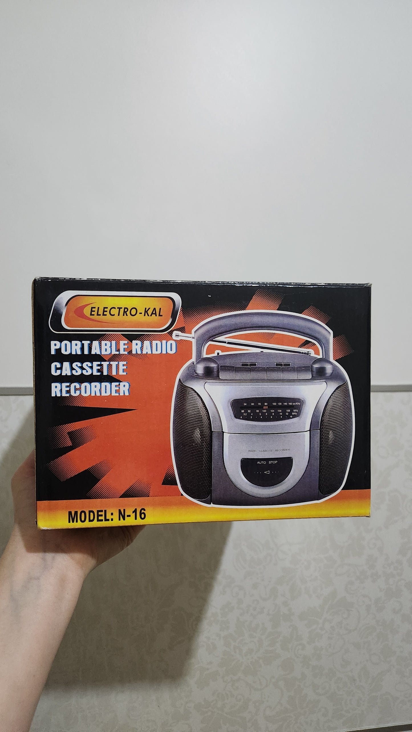 Electro-Kal Portable Radio Cassette Recorder