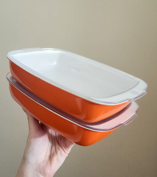 2 Tama Melamine Storage Containers with Lids