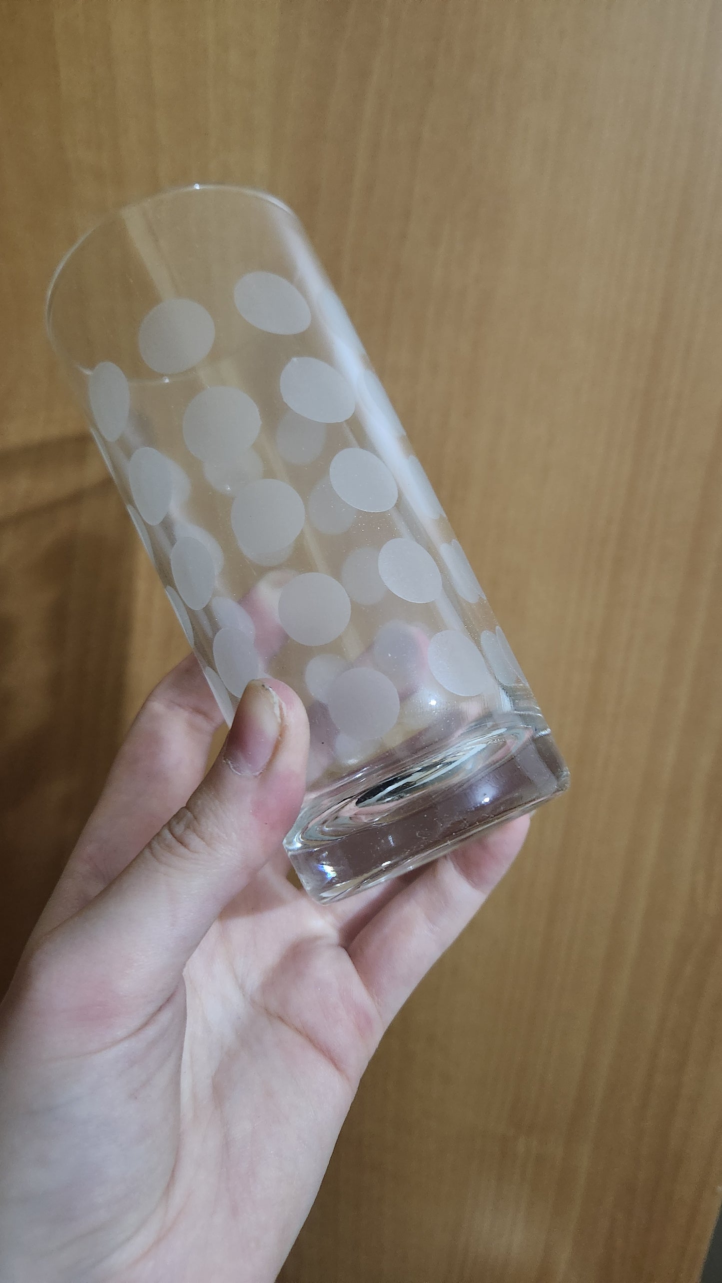 Vintage Ingrid France Polka Dot Highball Glasses - Set of 6