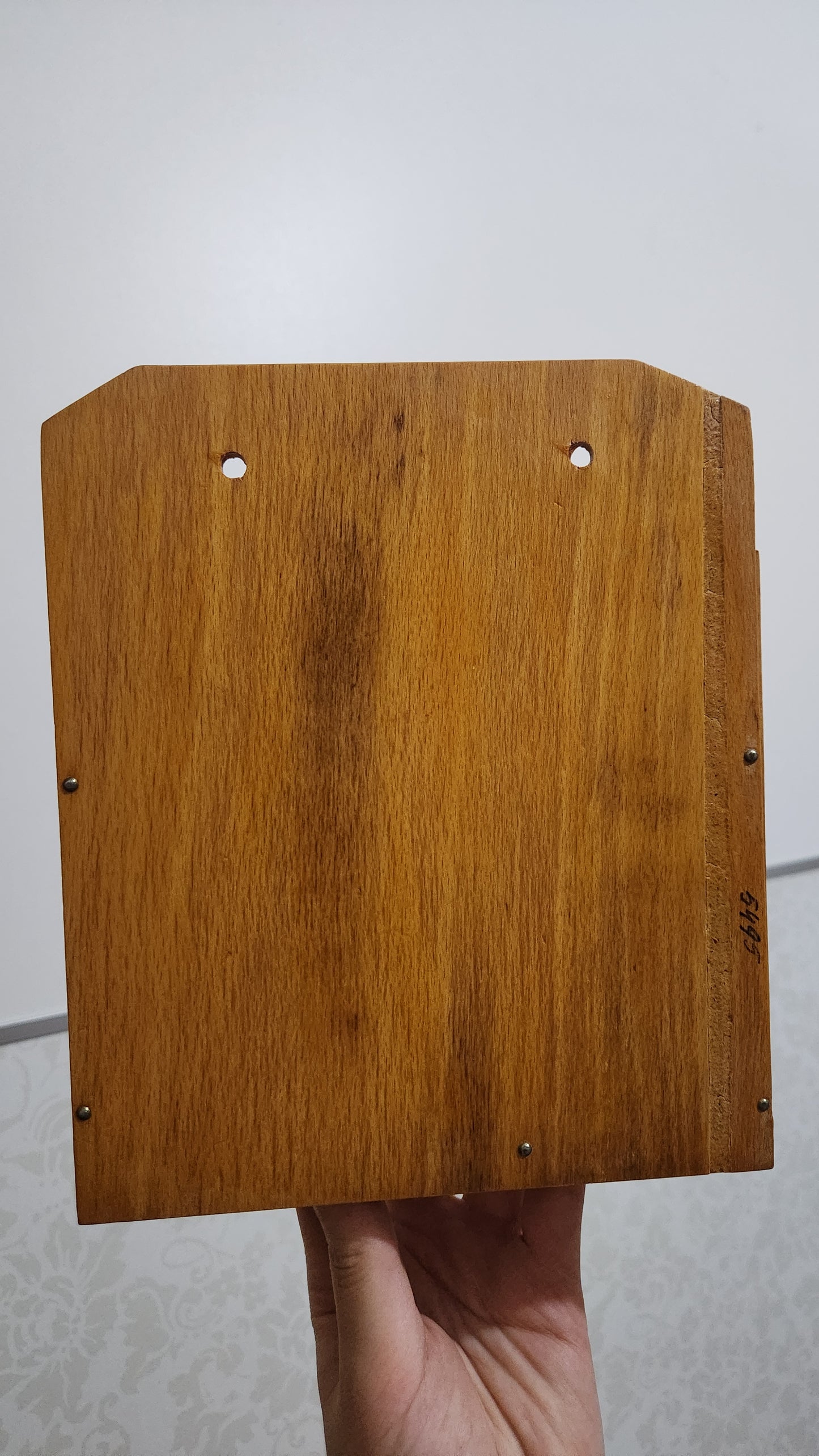 Vintage wooden spice rack