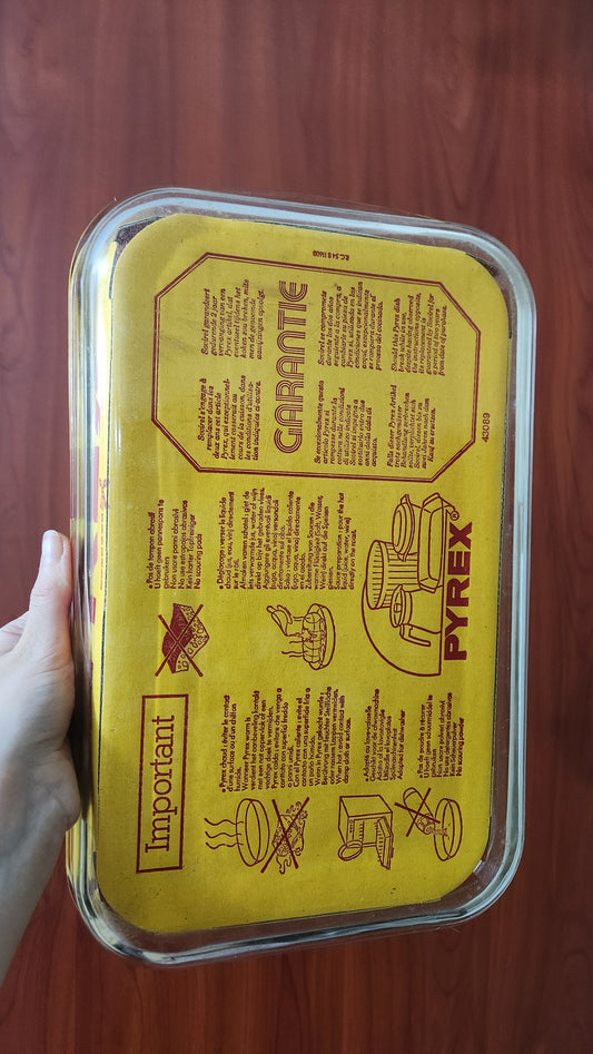 Pyrex Plat à four - Oven Dish