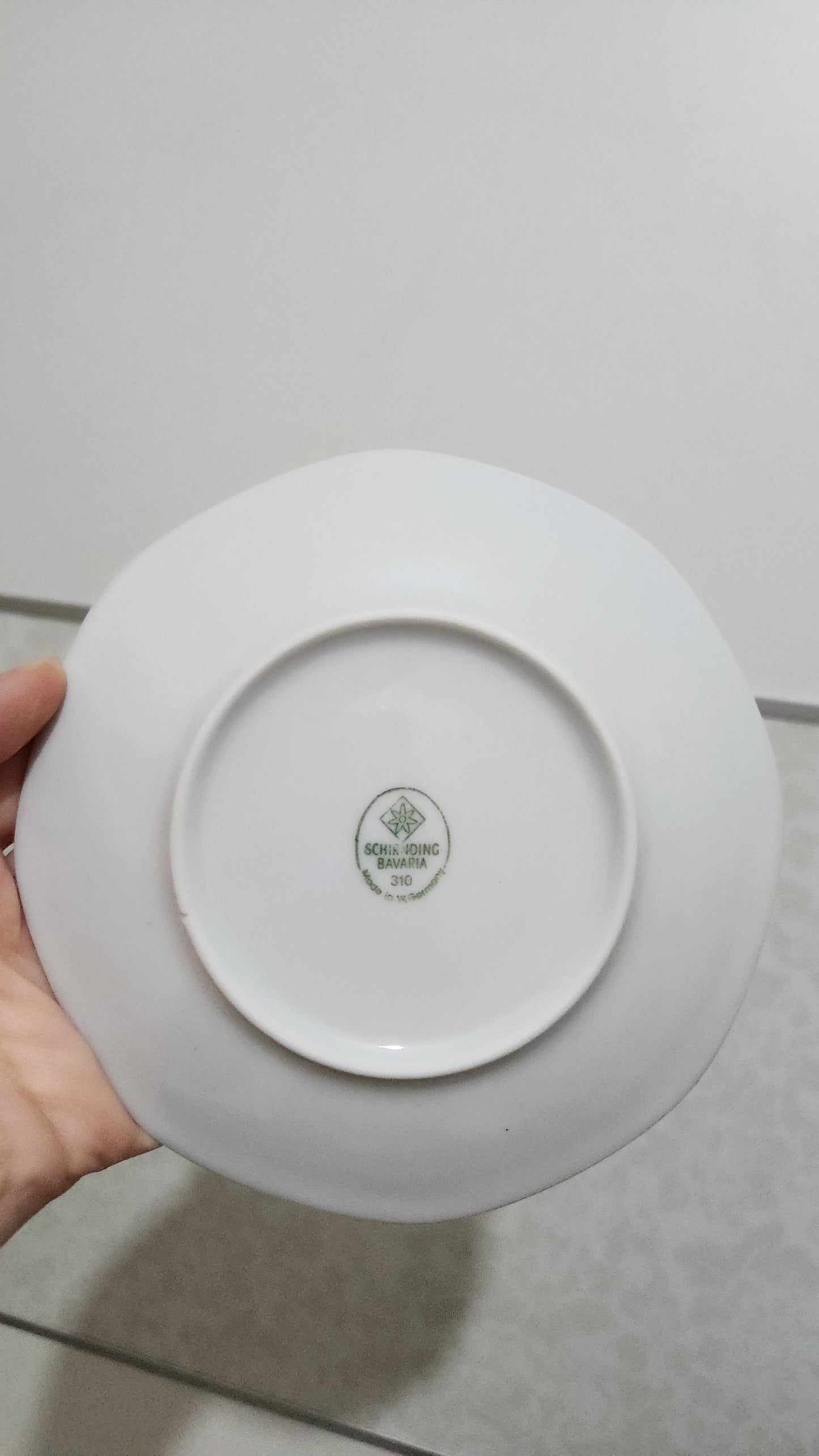 Schirding Bavaria 12-piece Porcelain teacup and saucer set
