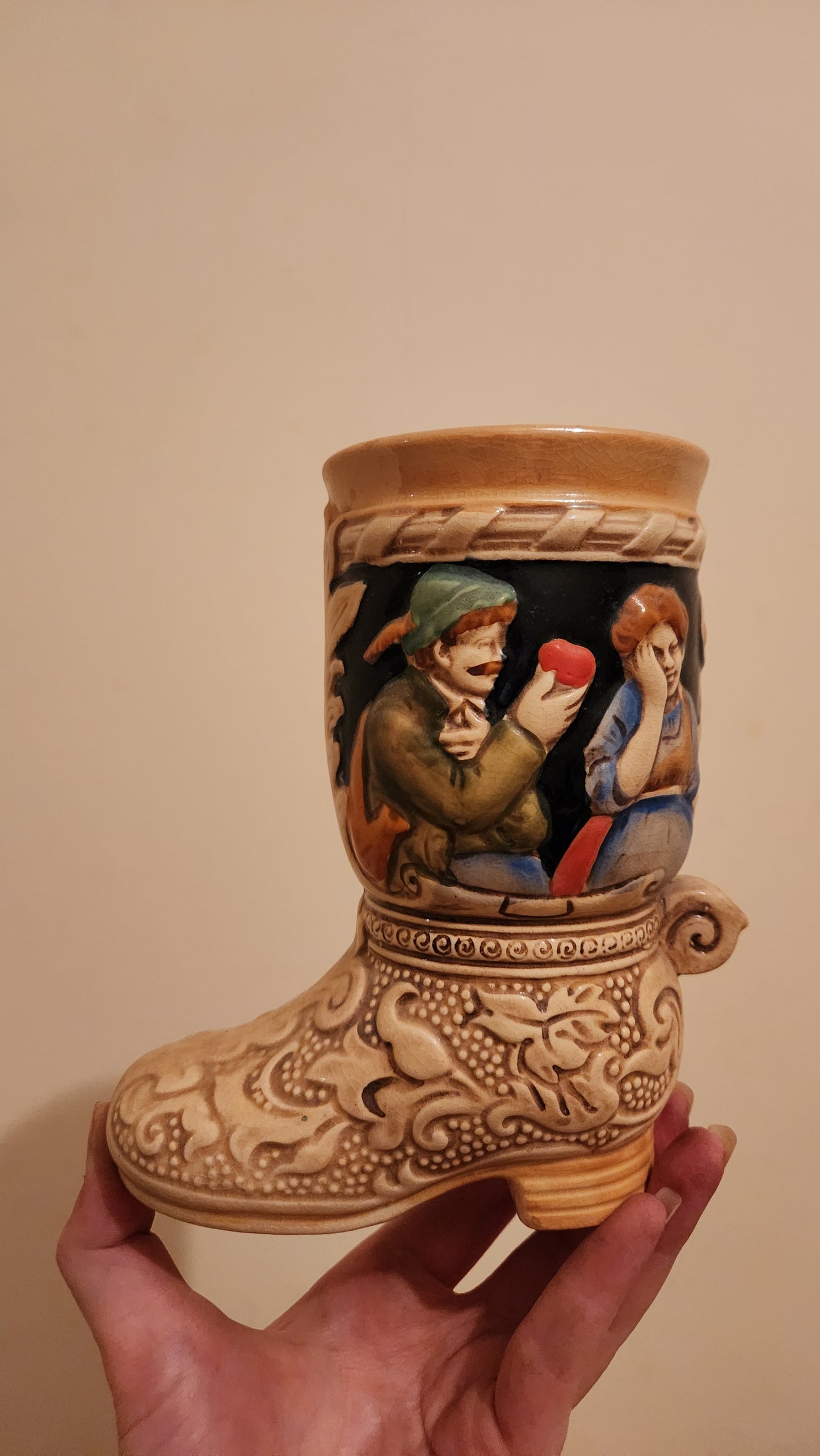 Ceramic Beer Boot Mug (Japan)