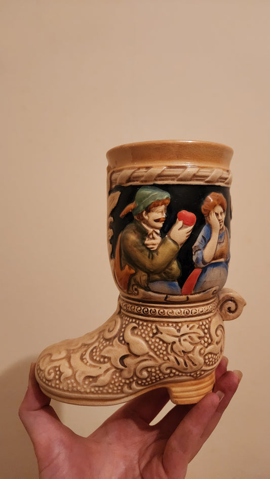 Ceramic Beer Boot Mug (Japan)