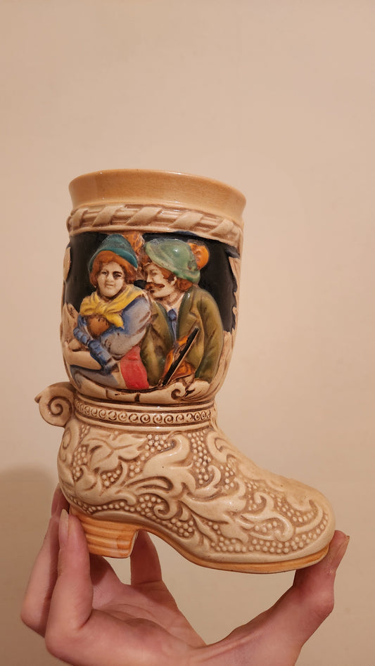 Ceramic Beer Boot Mug (Japan)