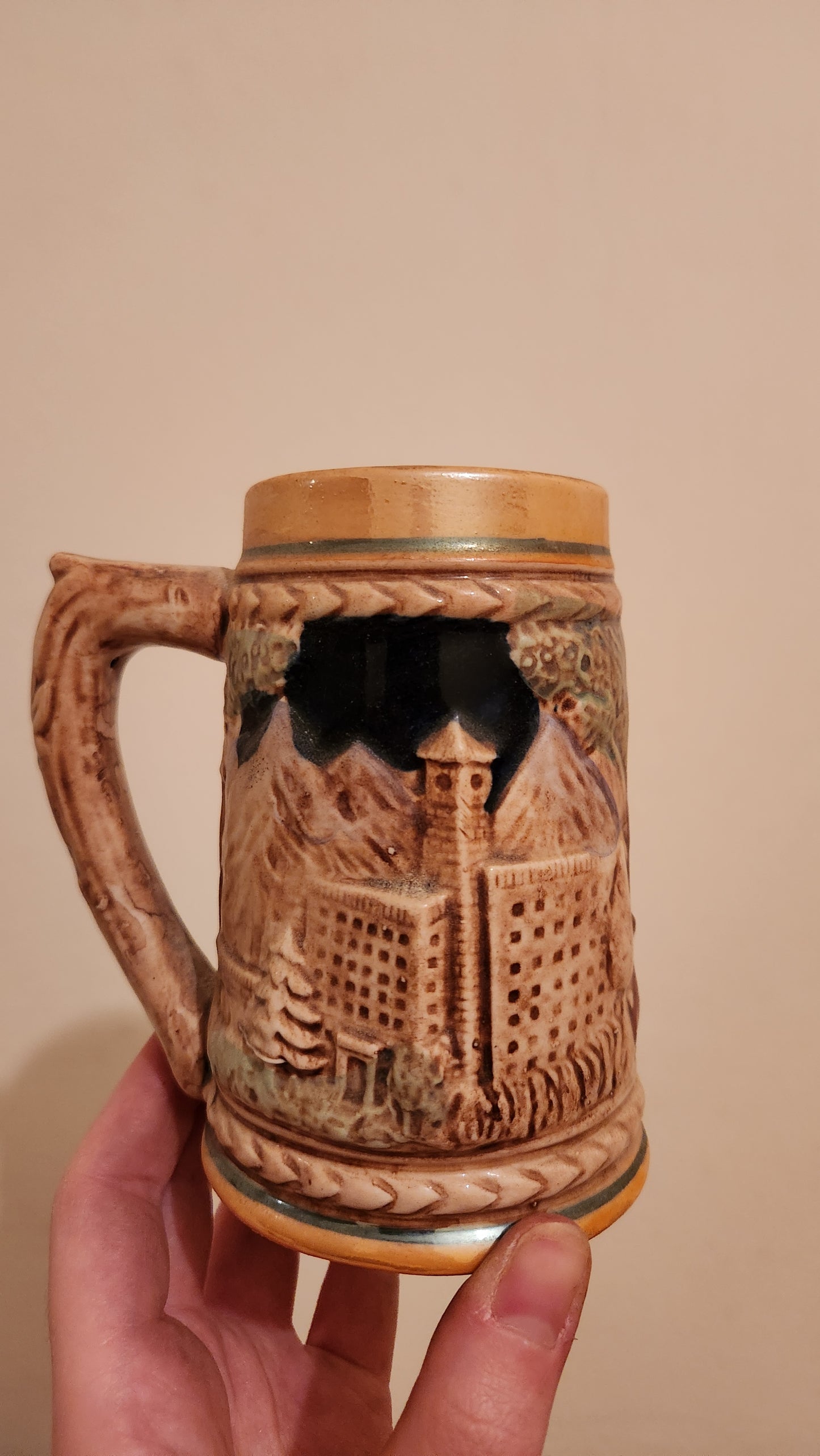 Small Ceramic Mug - Social Scene