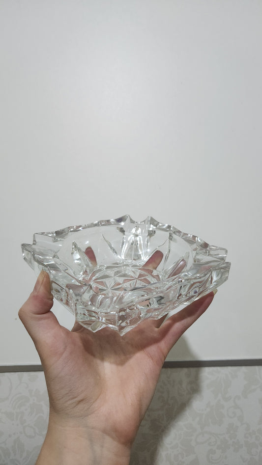 Veropa France "Carré 14" Cut Glass/Crystal Ashtray
