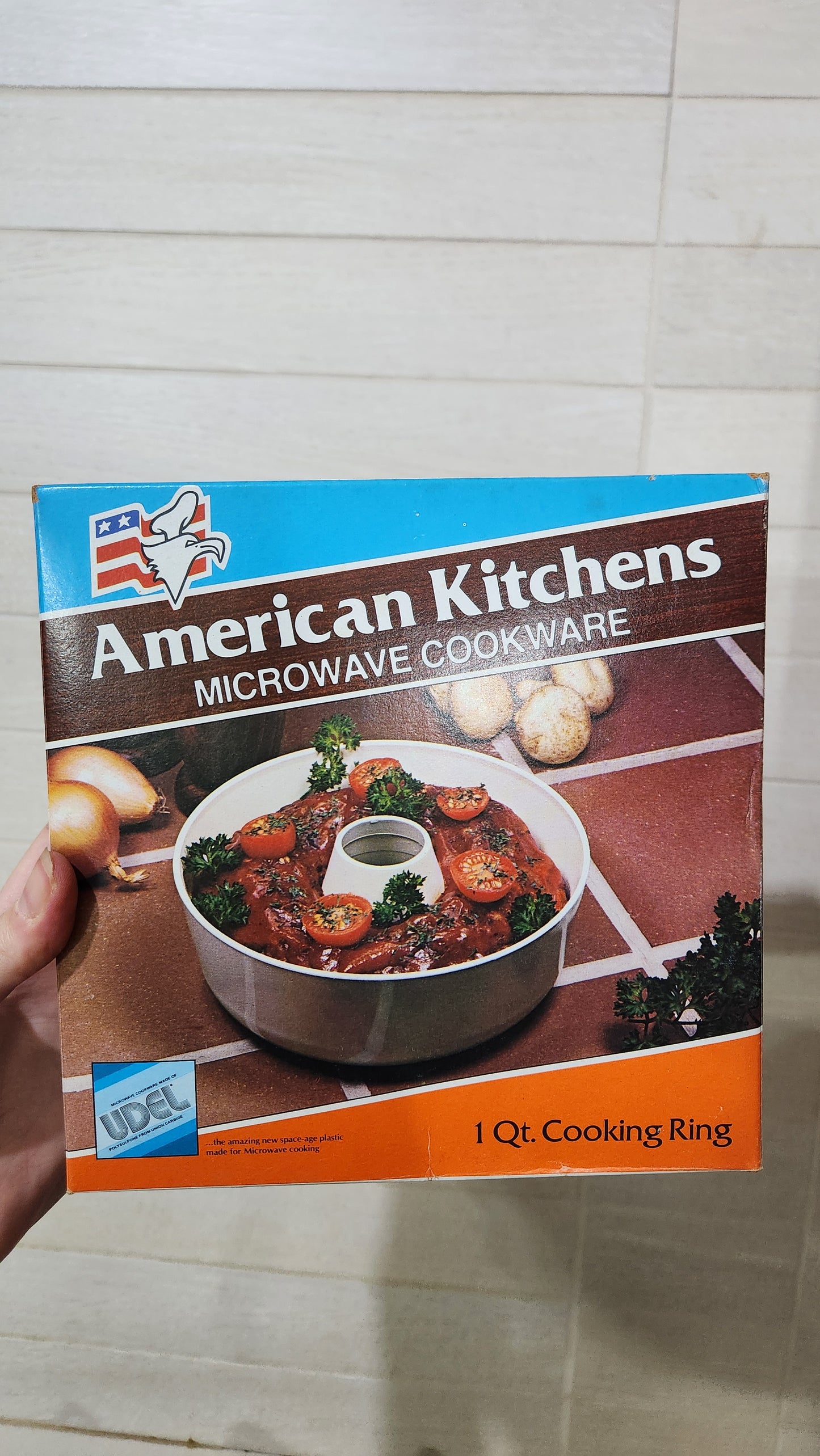 American Kitchens Microwave Cookware 1 Qt. Cooking Ring Pan