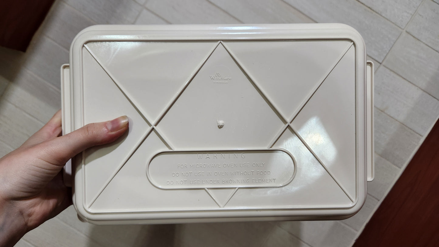 American Kitchens Microwave Roasting Pan with Rack & High-Dome Lid