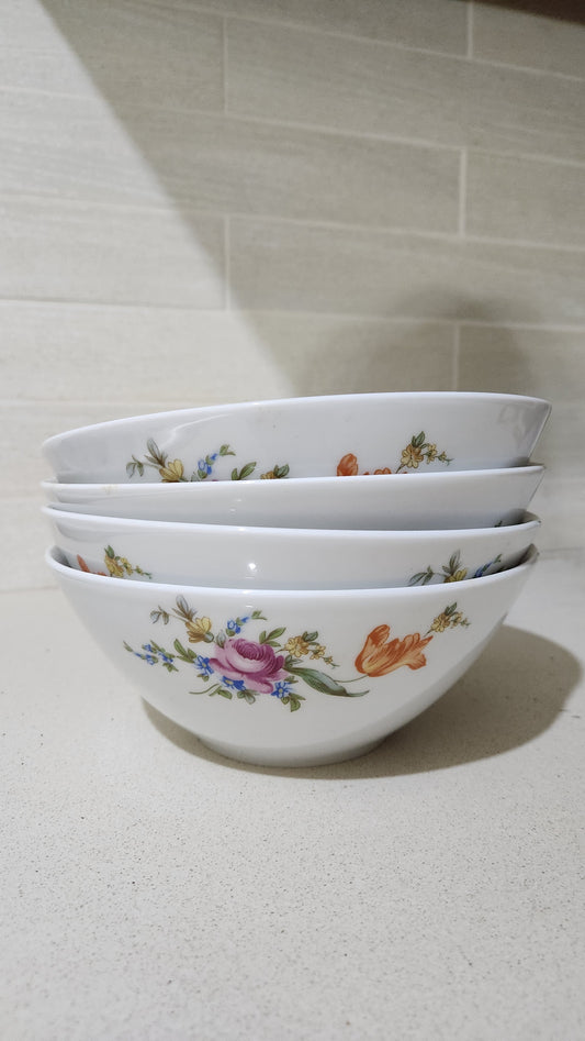 Set of 4 Graf von Henneberg Porcelain Bowls - Made in Germany