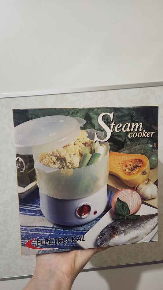 Electro-Kal Electric Steam Cooker - 400W, 60-Minute Timer