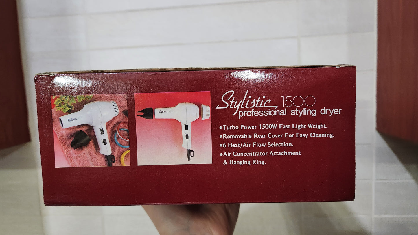 Stylistic 1500 Professional Styling Hair Dryer - 1500W