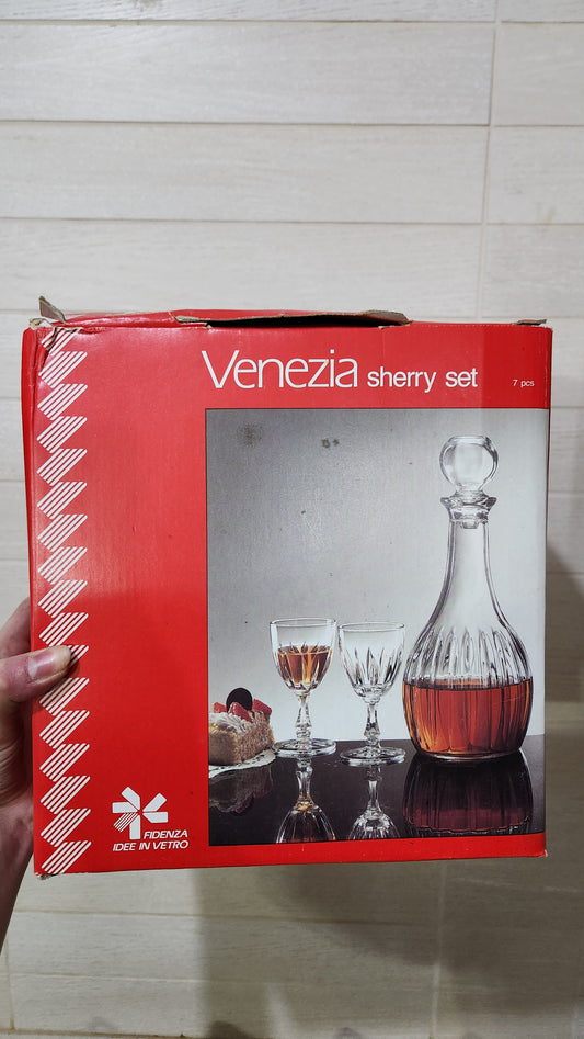 Fidenza 'Venezia' 7-piece sherry set