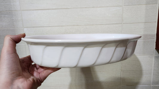 Set of two Premium Portuguese Stoneware Serving Dishes