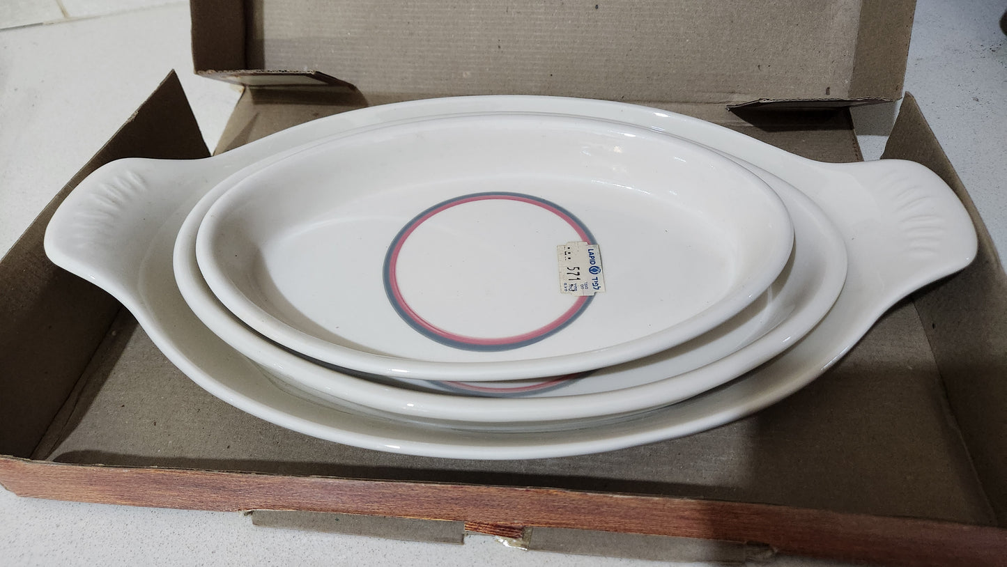 Lapid Oven to Table stoneware baking dishes set of 3