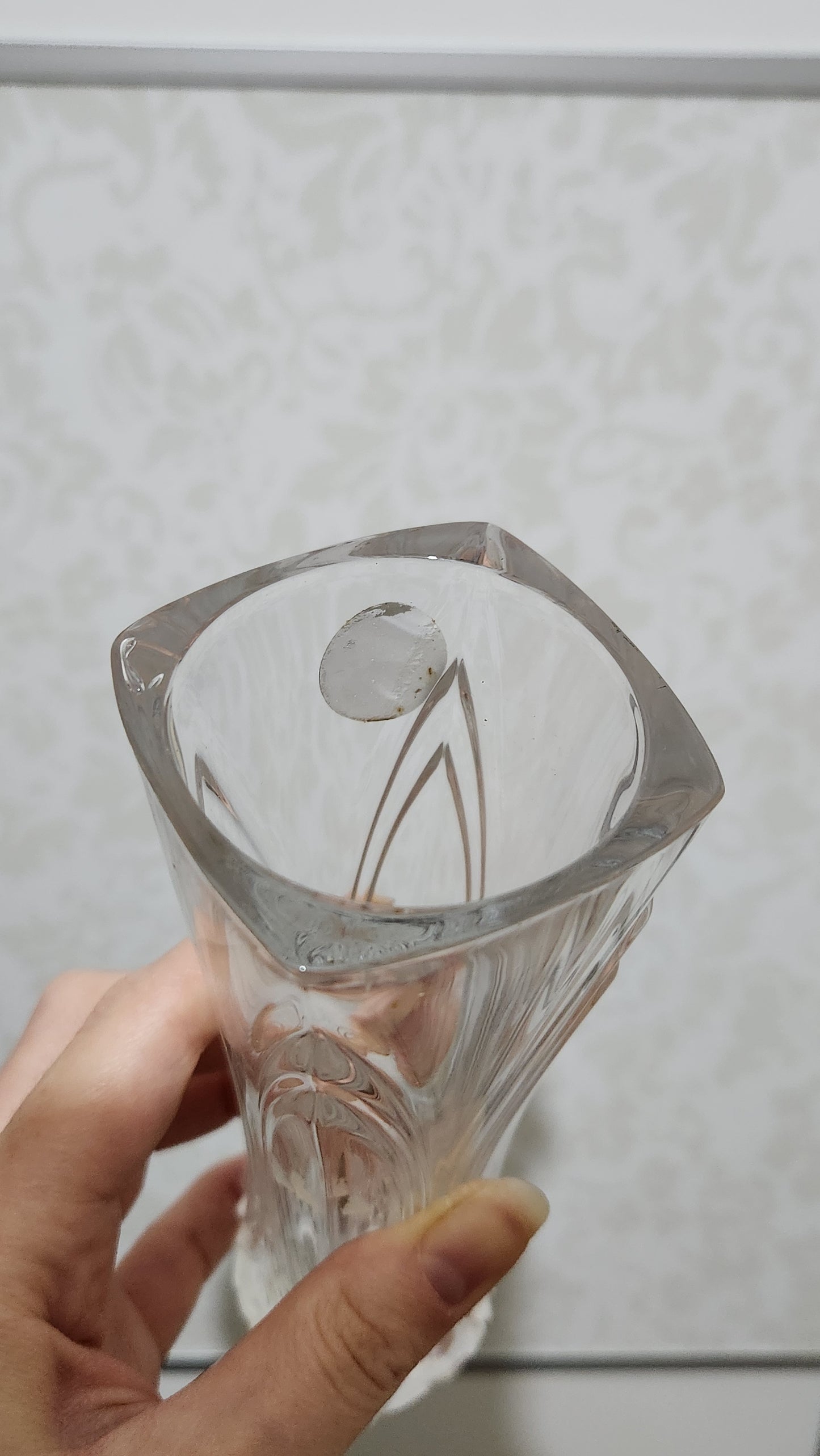 Cristal d'Arques France "Châtelet" Lead Crystal Bud Vase, 24% PbO