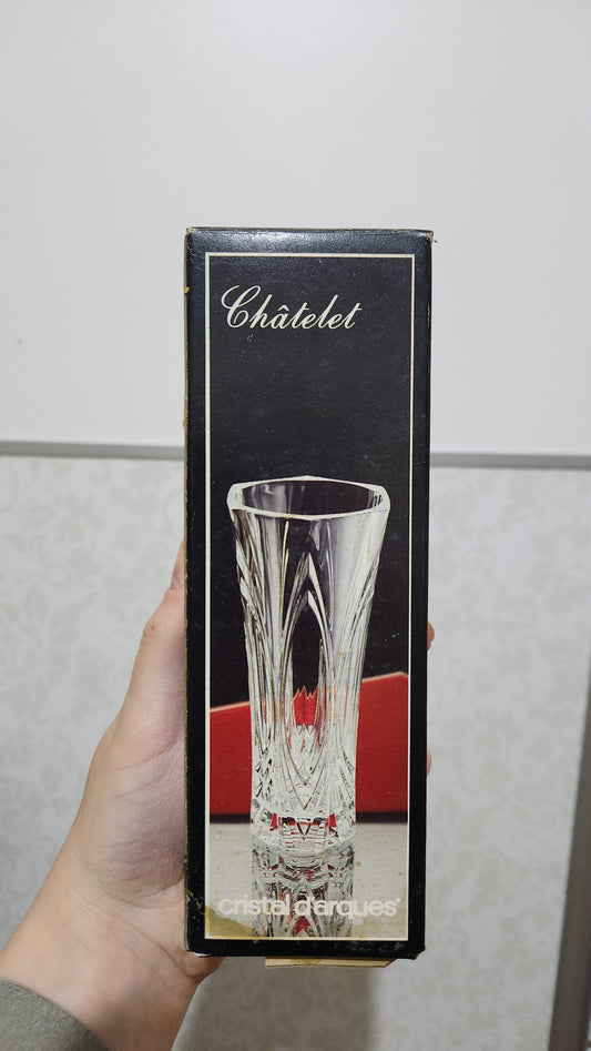 Cristal d'Arques France "Châtelet" Lead Crystal Bud Vase, 24% PbO