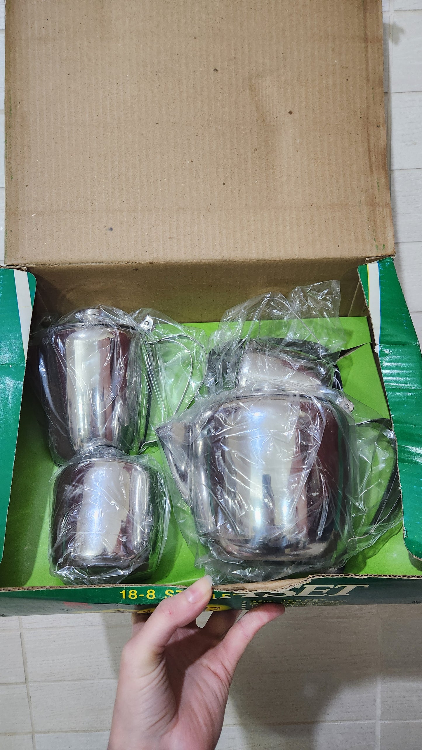 Salvo 5-Piece Stainless Steel Tea & Coffee Service Set - 18/8 Steel