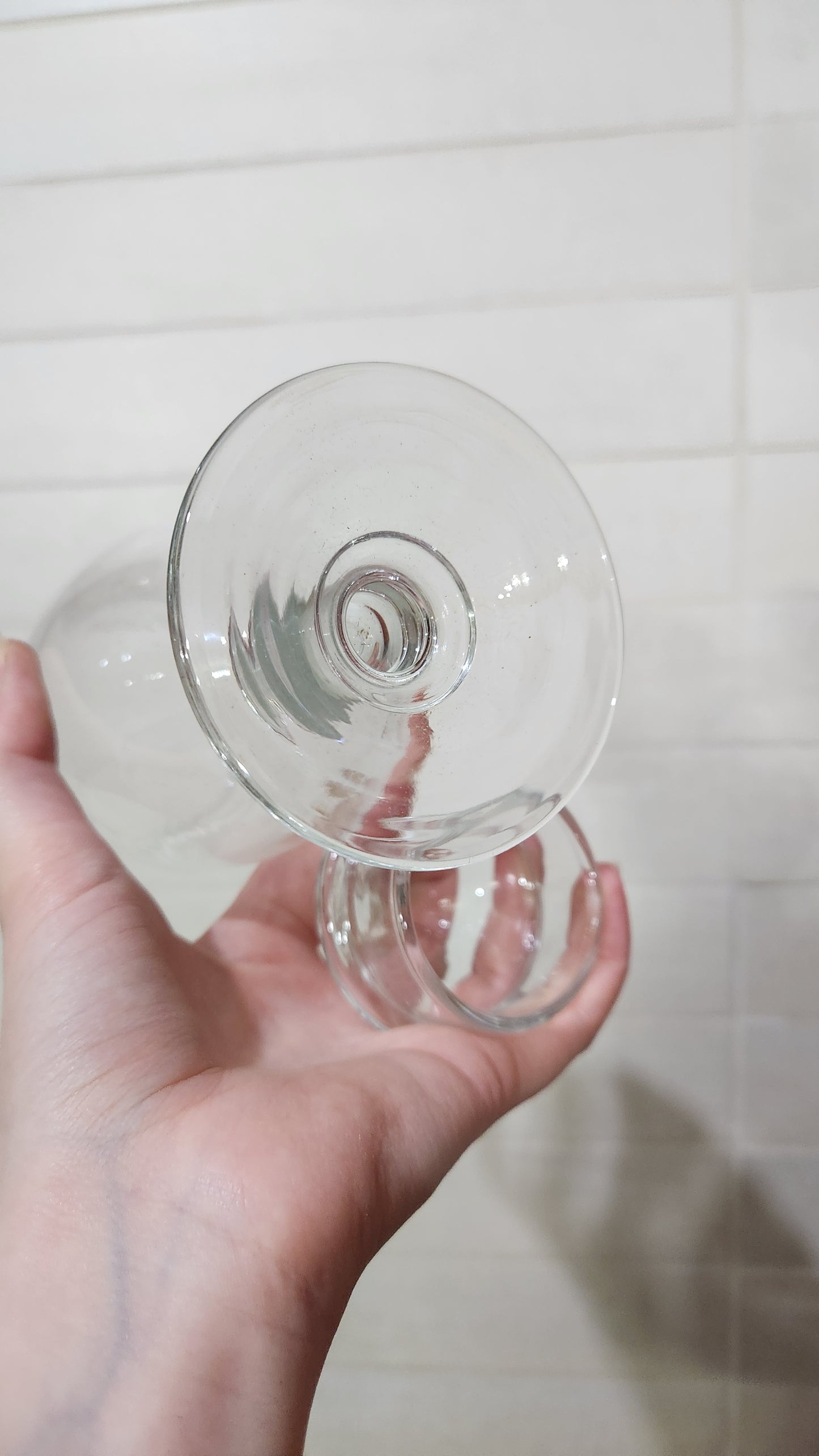 Glass Bonbon Candy Jar with Stemmed Foot