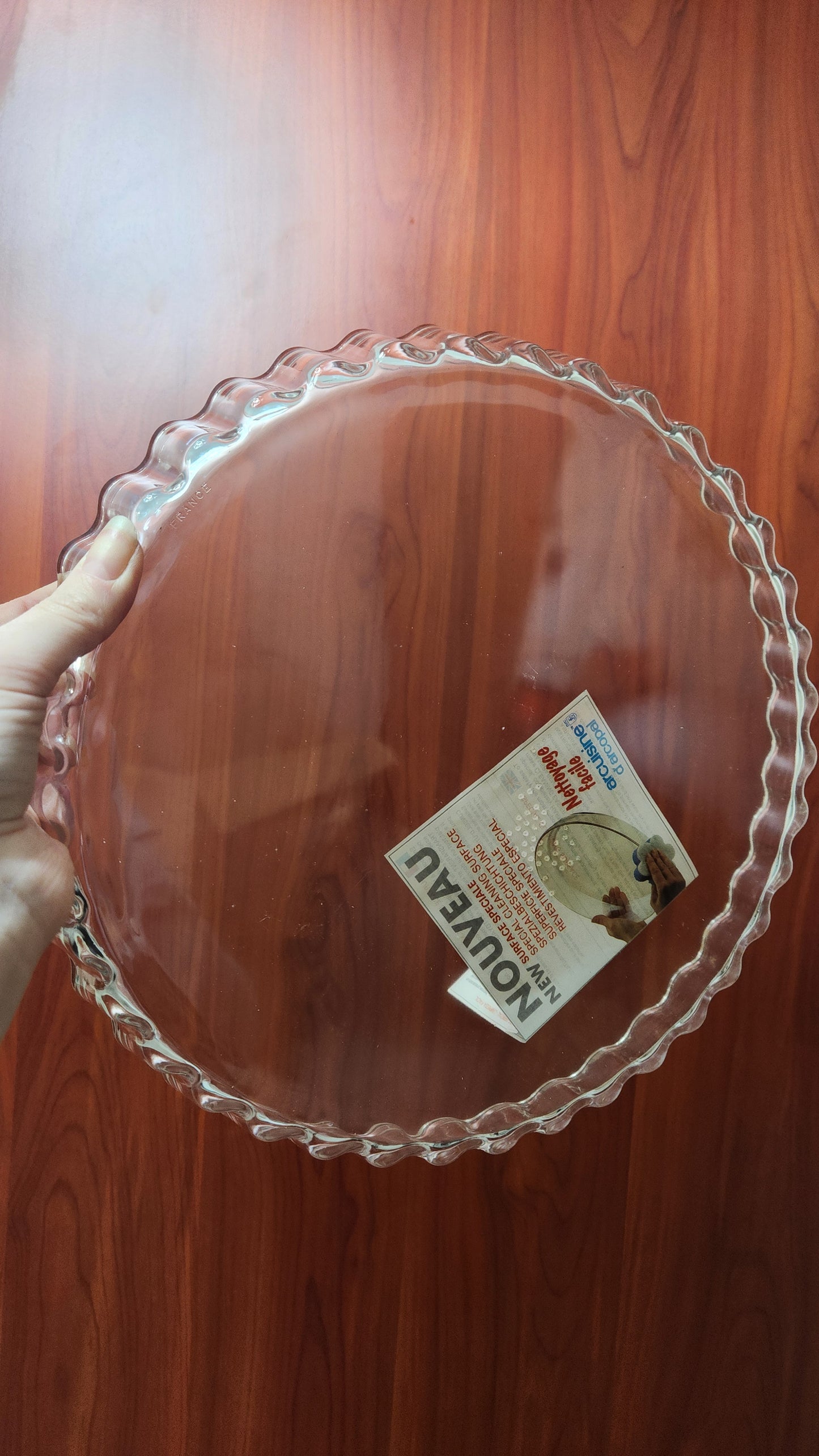 Arcuisine d'Arcopal 30cm glass tart dish