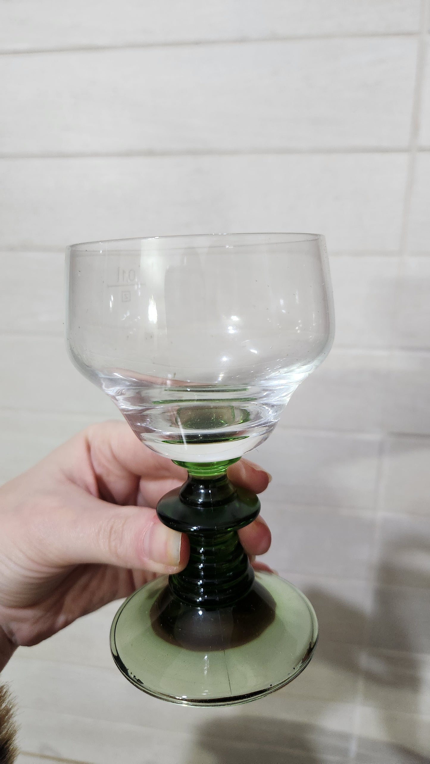 Vintage Schott Zwiesel "Roemer" Wine Glasses Set of 6