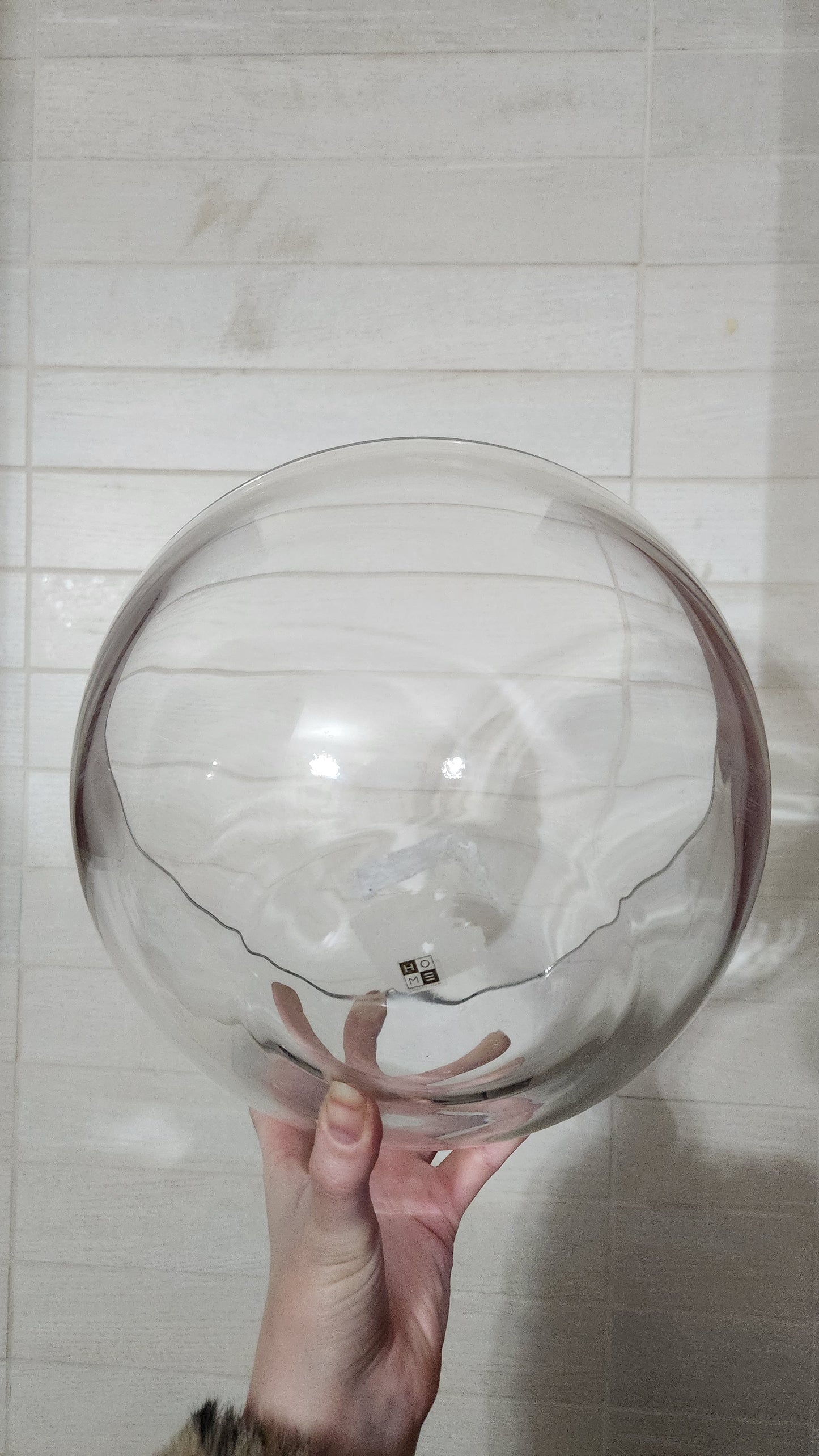 Premium Heavyweight Clear Glass Salad & Serving Bowl