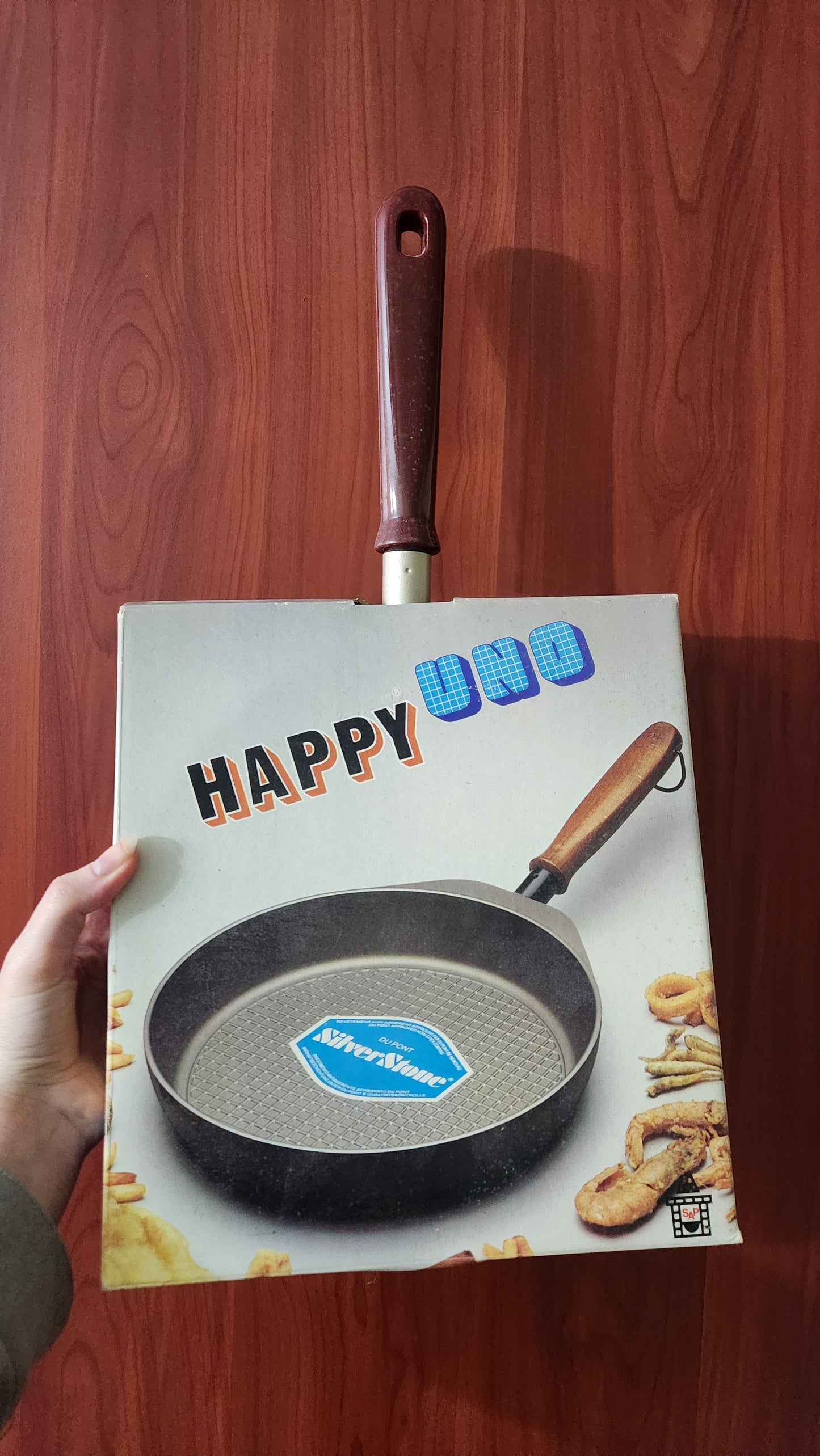 Rare Vintage Happy Uno Italian Die-Cast Skillet (6mm Thick)